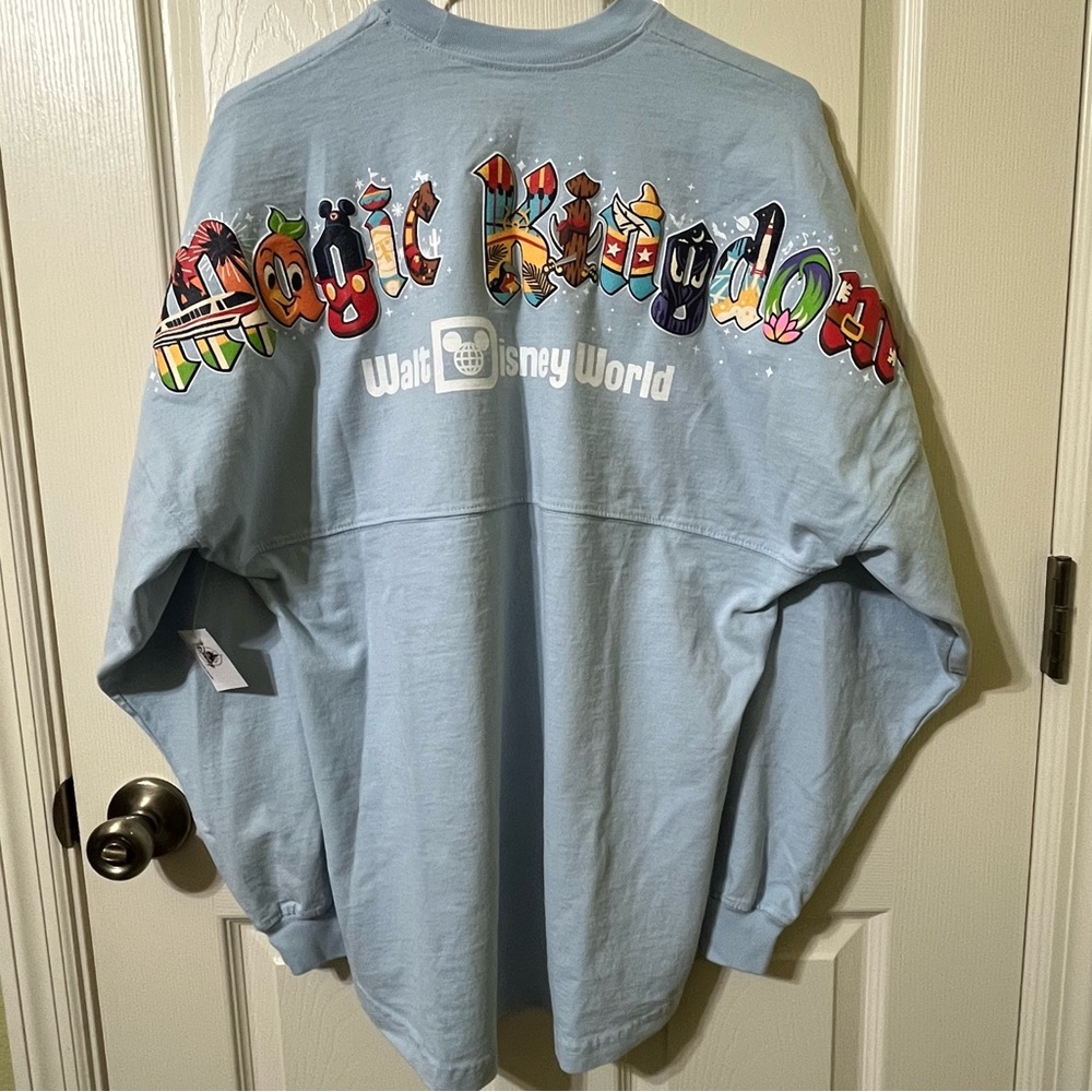 Disney Magic Kingdom Attraction & Character Letters Spirit Jersey NWT - Picture 2 of 8